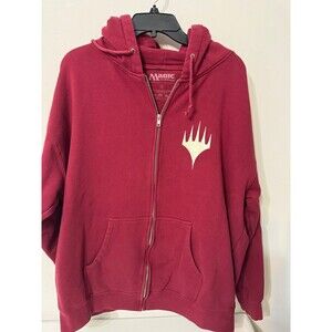 MAGIC THE GATHERING FULL ZIP HOODIE RED Xl